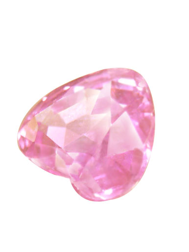 Romantic heart shape, looks bigger than it is, good color,.76ct.