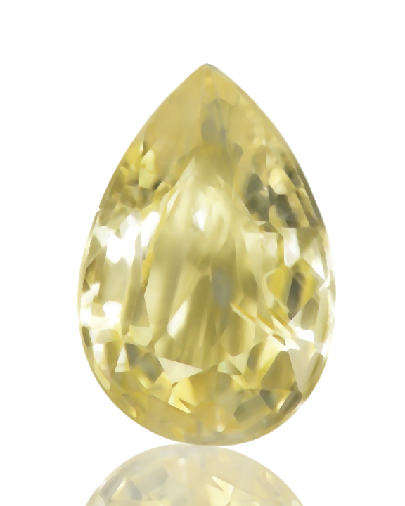 Canary yellow with scorching sparkle and lovely luster,1.28ct