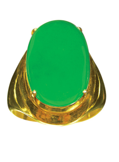 Divine jadeite cabochon, quality texture & fine polish, 13.91ct.