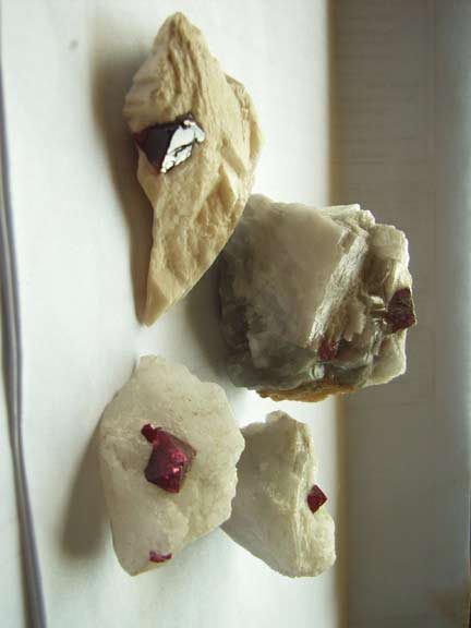 Specimens, spinel crystal in matrix with good color (SOLD)