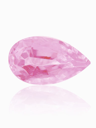 Burmese pink diamond looking sapphire, CRYSTAL CLARITY, 1.22ct.