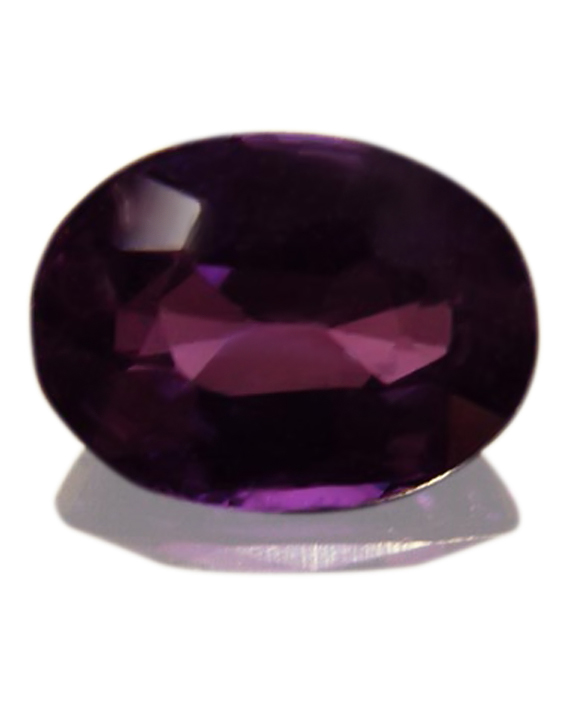 Purple royal color, FANTASTIC FIRE & crystal clarity, .76ct.
