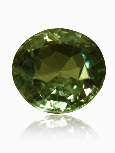 Green great color, LOOKS BIGGER THAN IT IS, 6 x 6mm, .97ct.