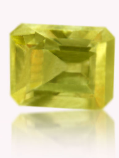 Divine Canary yellow, calibrated 5 x 4mm, crystal clarity,.71ct.